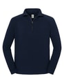 Sweater met Rits Fruit of the Loom Iconic Premium Deep Navy